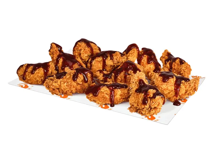 Wings Menu 5 8 pc.Louisiana BBQ Wings