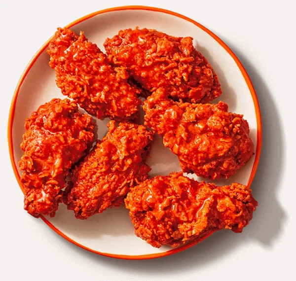 Wings Menu 8 hot wings 1
