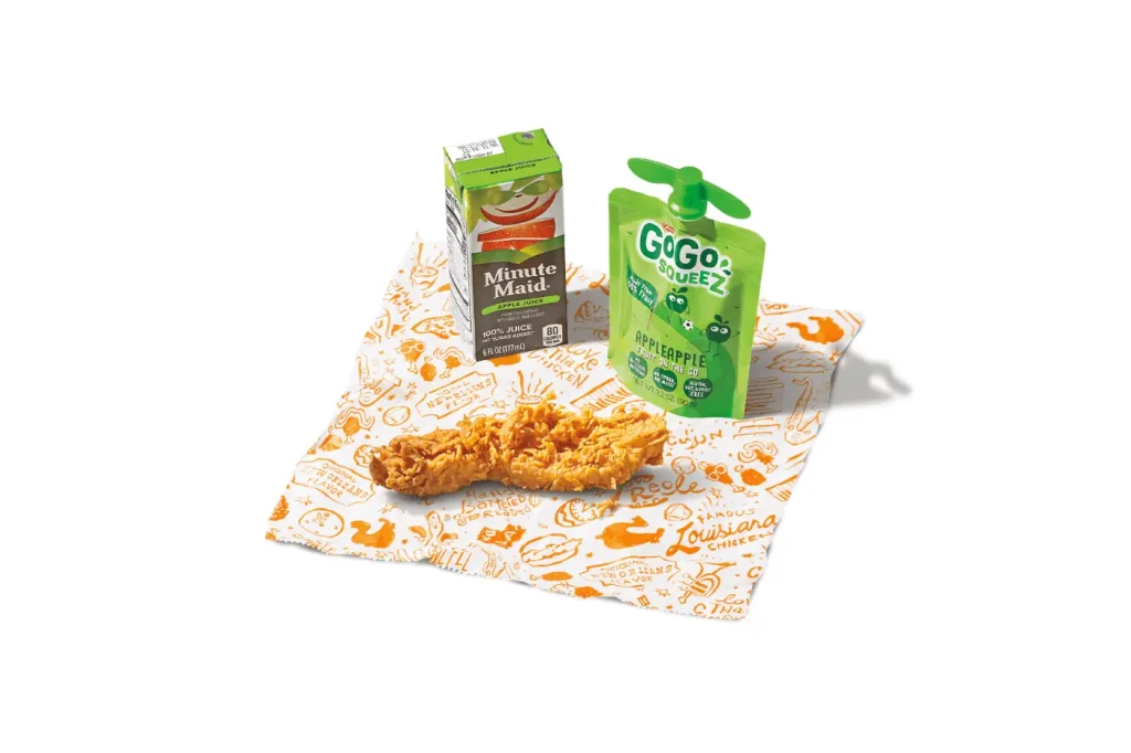 Popeyes Prices Menu USA 2025 85 1 pc. Tenders Kids Meal