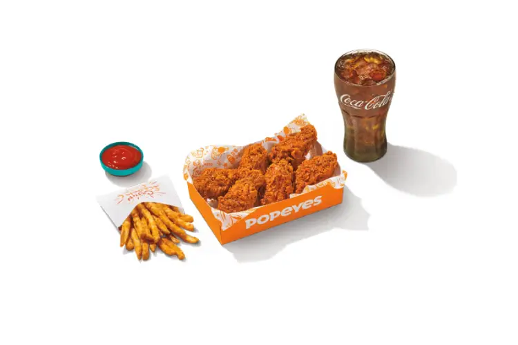 Wings Menu 7 6Pc Spicy Bone In Wings