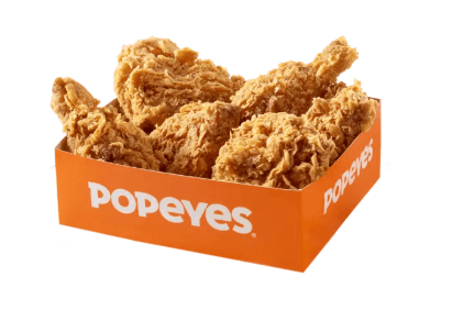 Popeyes UK Menu 2025 15 6-piece Spicy Signature Louisiana Chicken