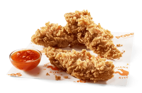 Popeyes UK Menu 2025 16 3-piece Spicy Tenders popeyes uk