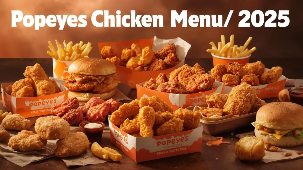 Popeyes Chicken Menu (2025) — Full Prices, Calories, and Real Tasting Guide 1 popeyes chicken menu