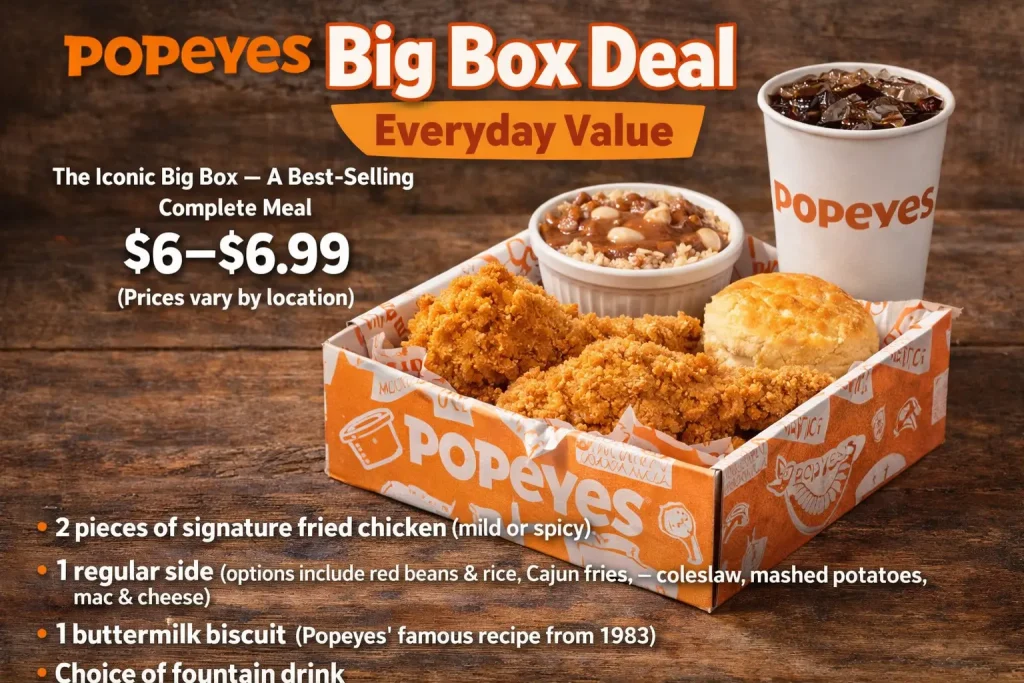 Popeyes Big Box Deal