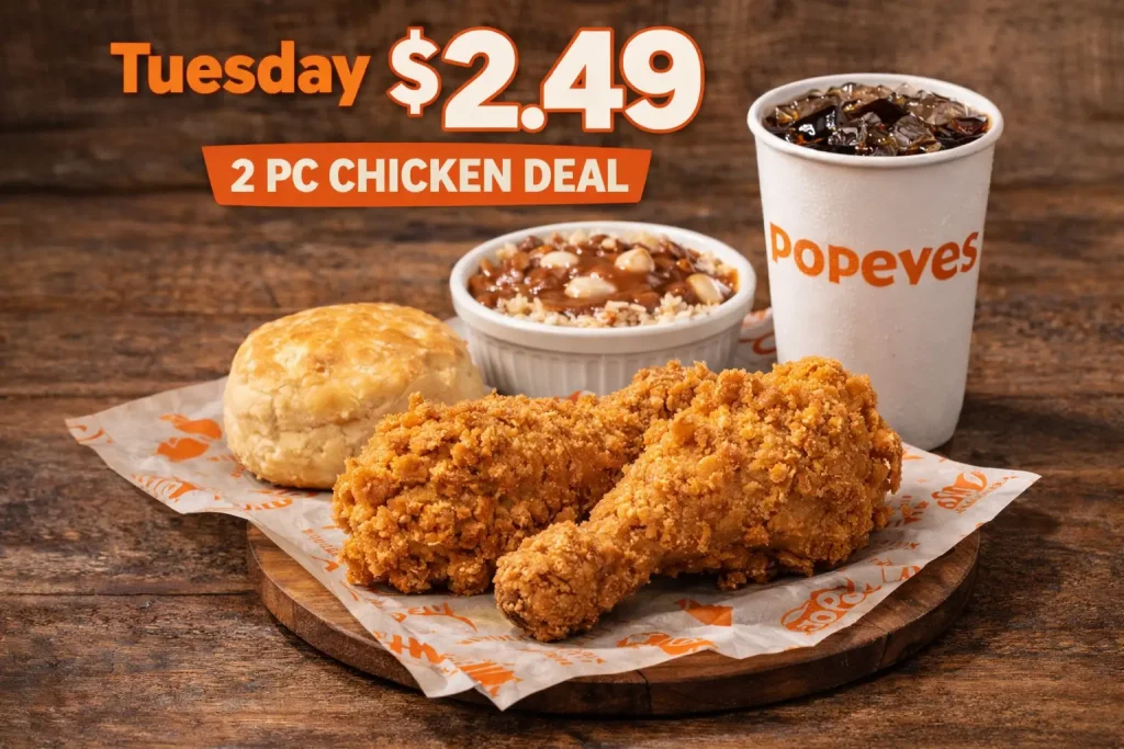 Tuesday Deals at Popeyes